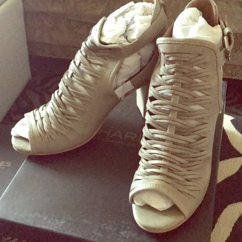 NewCharles by Charles David stone braided booties